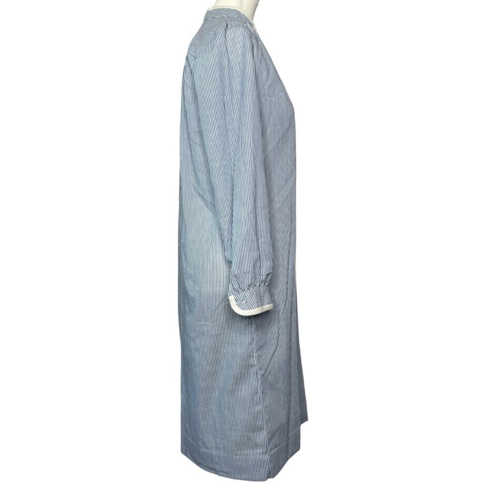 ▪️|VTG| 70’s Long Sleeve Stripe Sleep Dress Nightgown - Picture 2 of 6